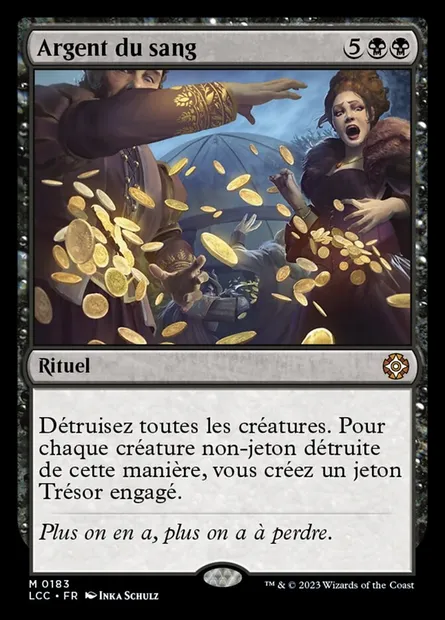 Argent du sang, carte Magic LCC 183 — extension The Lost Caverns of Ixalan Commander