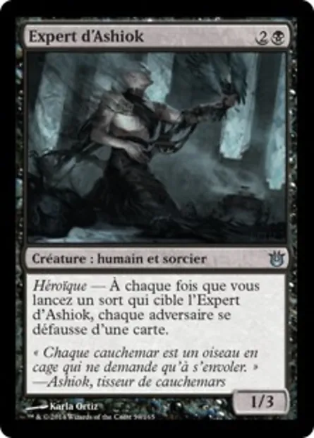 Expert d'Ashiok, carte Magic BNG 59 — extension Créations divines