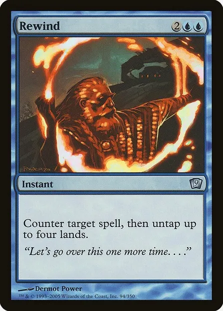 Rewind, Magic card 9ED 94★ — Ninth Edition set