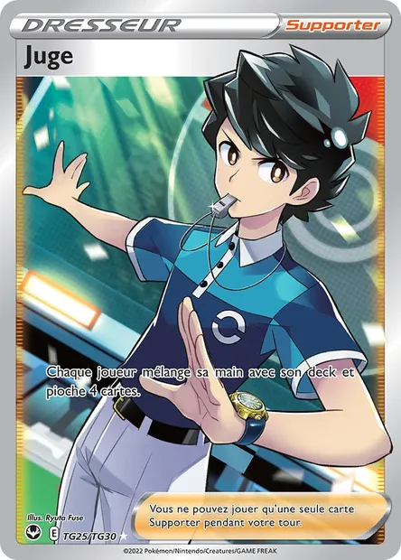 Juge, carte Pokémon SIT TG25 — extension Tempête Argentée