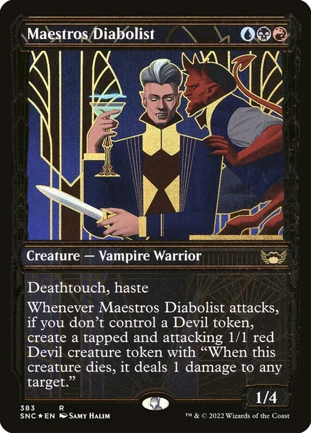 Maestros Diabolist, Magic card SNC 383 — Streets of New Capenna set