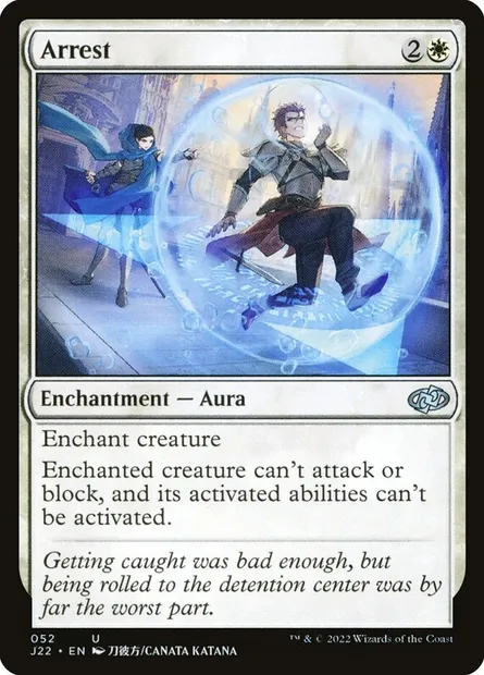 Arrest, Magic card J22 52 — Jumpstart 2022 set