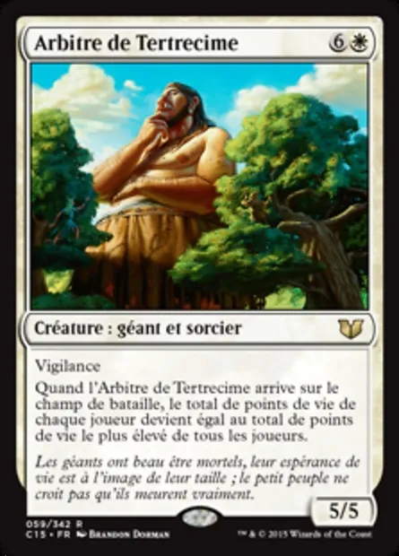Arbitre de Tertrecime, carte Magic C15 59 — extension Commander 2015