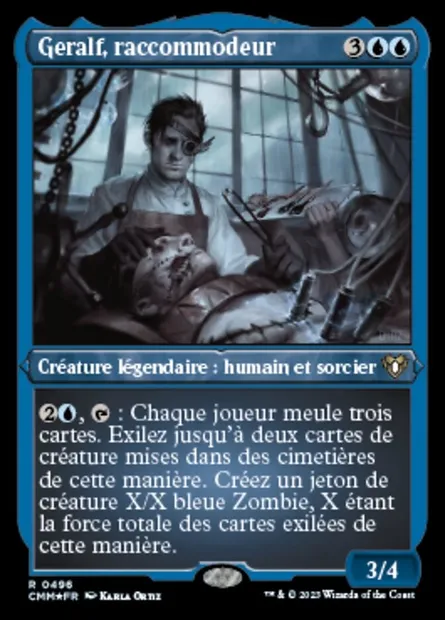 Geralf, raccommodeur, carte Magic CMM 496 — extension Commander Masters