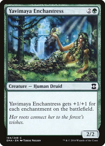 Yavimaya Enchantress, Magic card EMA 194 — Eternal Masters set