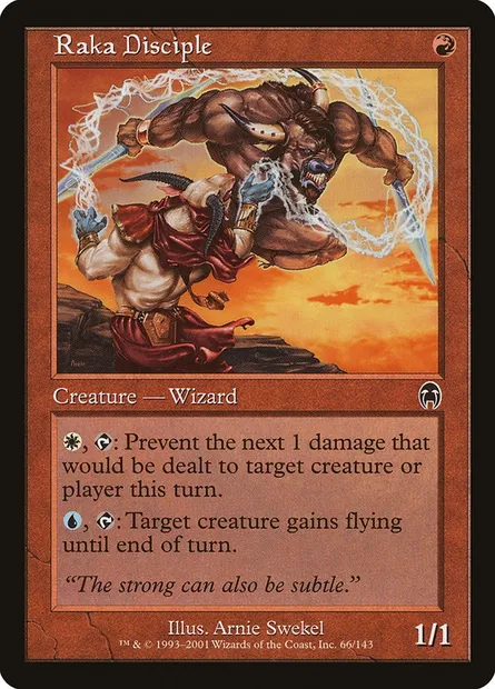 Raka Disciple, Magic card APC 66 — Apocalypse set