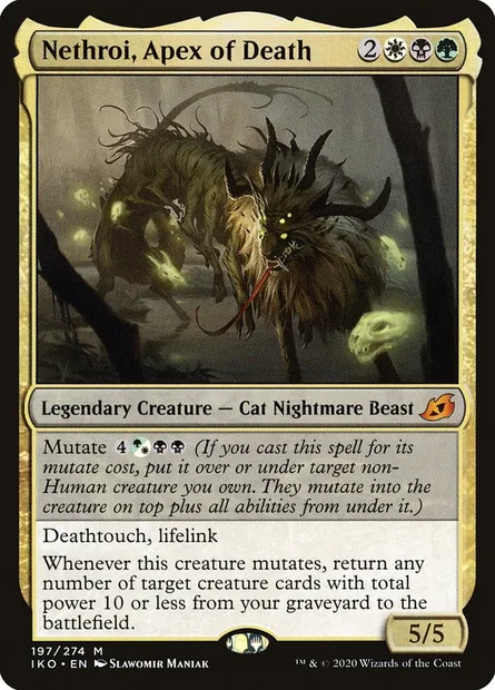 Nethroi, Apex of Death, Magic card IKO 197 — Ikoria: Lair of Behemoths set