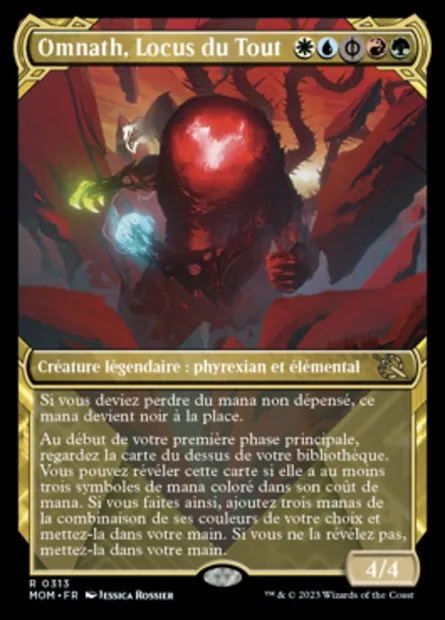 Omnath, Locus du Tout, carte Magic MOM 313 — extension L'invasion des machines