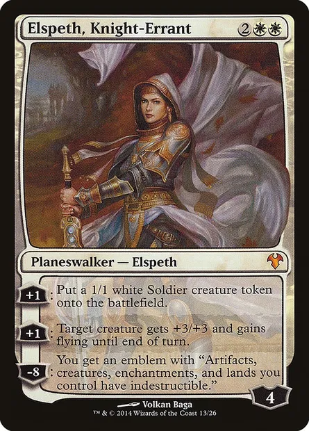 Elspeth, Knight-Errant, Magic card MD1 13 — Modern Event Deck 2014 set
