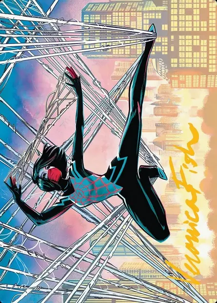 Silk, Web Weaver // Silk, Web Weaver, carte Magic ASPM 39 — extension Marvel's Spider-Man Art Series