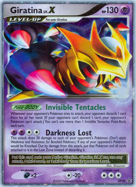 Giratina, Pokémon card DP 38 — DP Black Star Promos set