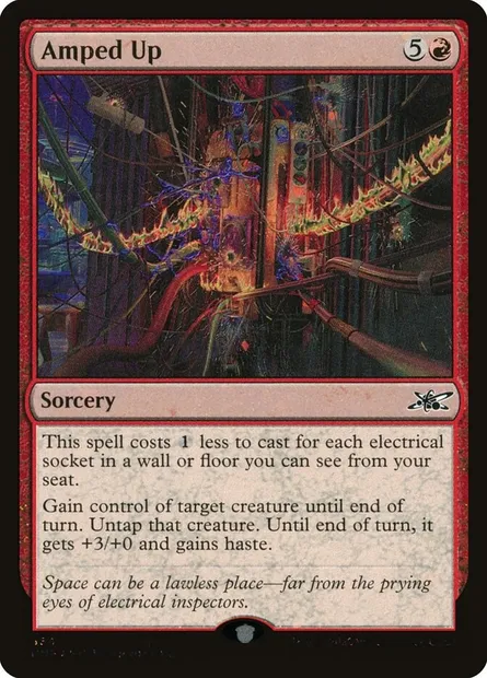 Amped Up, carte Magic UNF 384 — extension Unfinity
