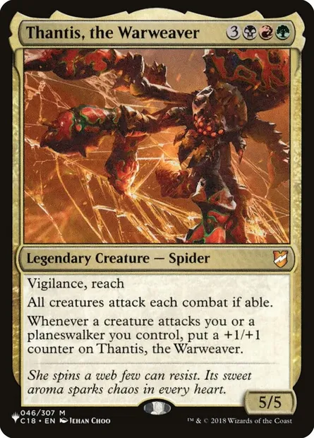 Thantis, the Warweaver, Magic card PLST C18-46 — The List set