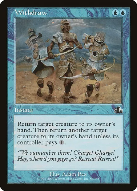 Repli, carte Magic PCY 54 — extension Prophétie