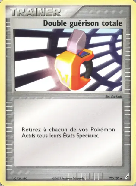 Double guérison totale, carte Pokémon CG 77 — extension EX Gardiens de Cristal