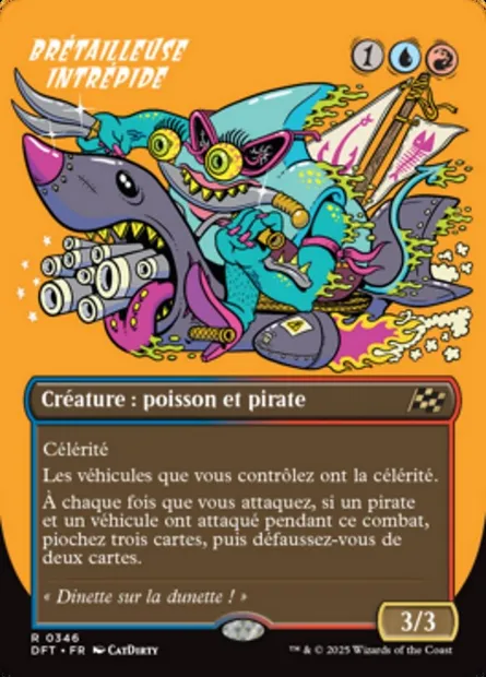 Brétailleuse intrépide, carte Magic DFT 346 — extension Aetherdrift