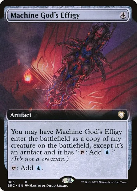 Machine God's Effigy, Magic card BRC 63 — The Brothers' War Commander set