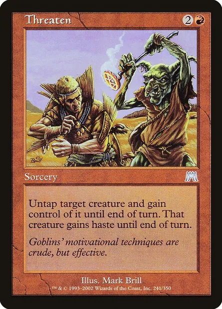 Menace, carte Magic ONS 241 — extension Carnage