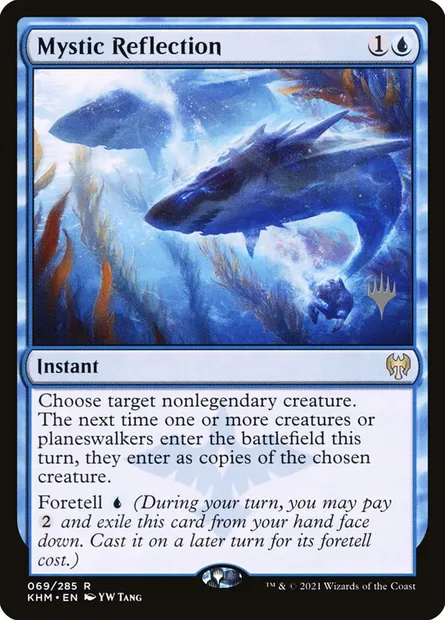 Reflet mystique, carte Magic PKHM 69p — extension Kaldheim Promos