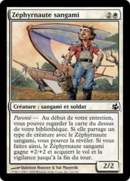 Zéphyrnaute sangami, carte Magic MOR 16 — extension Leveciel