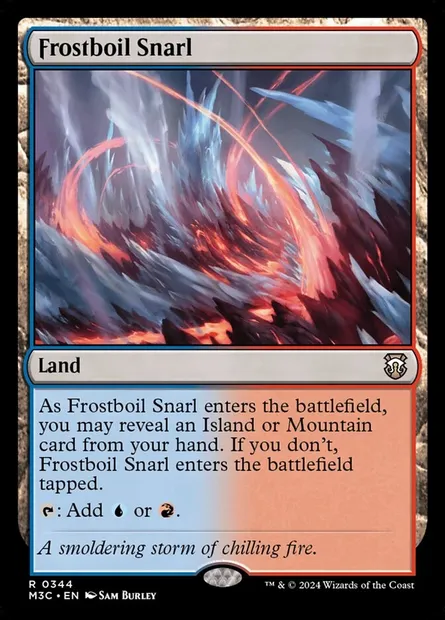 Frostboil Snarl, Magic card M3C 344 — Modern Horizons 3 Commander set