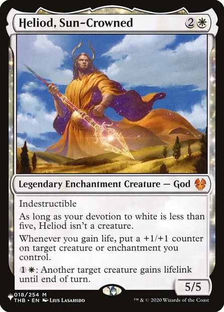 Heliod, Sun-Crowned, Magic card PLST THB-18 — The List set