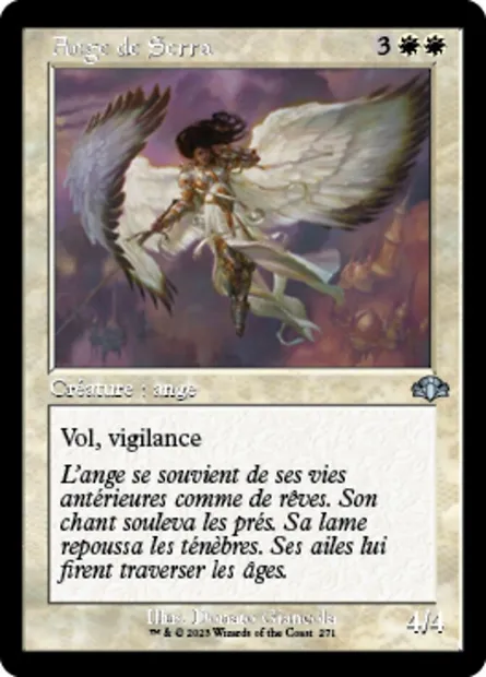 Ange de Serra, carte Magic DMR 271 — extension Dominaria Remastered