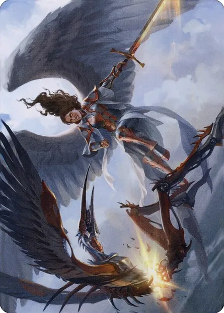 Destroy Evil // Destroy Evil, Magic card ADMU 7 — Dominaria United Art Series set