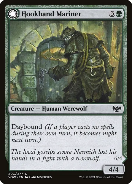 Hookhand Mariner // Riphook Raider, Magic card VOW 203 — Innistrad: Crimson Vow set