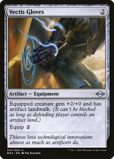 Vectis Gloves, Magic card MH2 241 — Modern Horizons 2 set