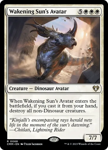 Wakening Sun's Avatar, Magic card CMM 68 — Commander Masters set