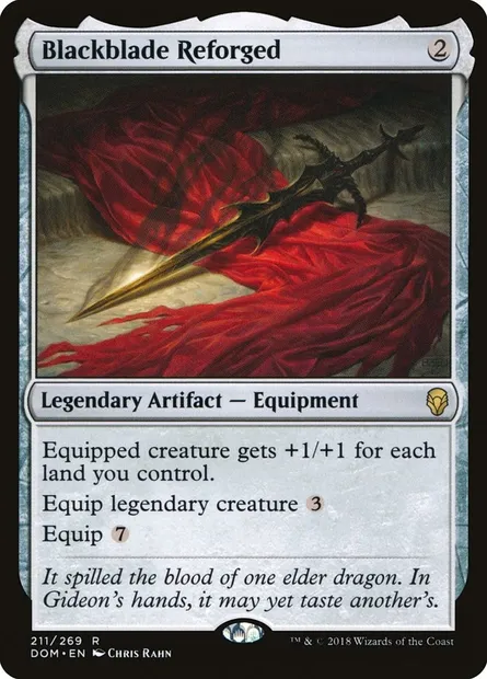 Blackblade Reforged, Magic card DOM 211 — Dominaria set