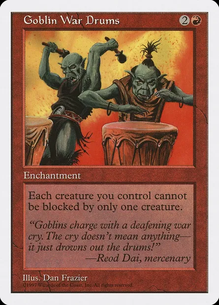 Goblin War Drums, Magic card 5ED 237 — Fifth Edition set