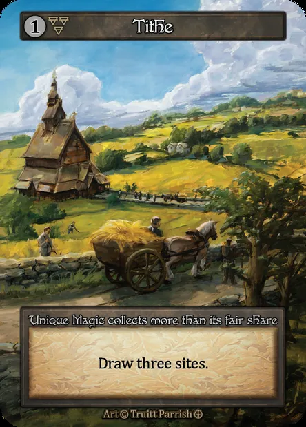 Tithe, Sorcery card ATH 148 — Arthurian Legends set