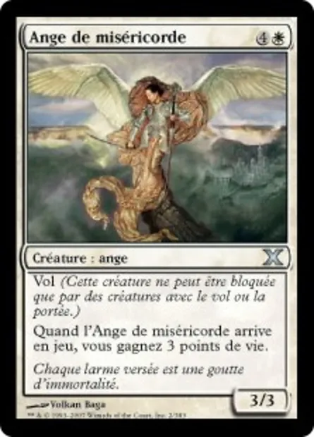 Ange de miséricorde, carte Magic 10E 2 — extension Dixième édition