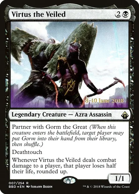 Virtus the Veiled, carte Magic PBBD 7s — extension Battlebond Promos