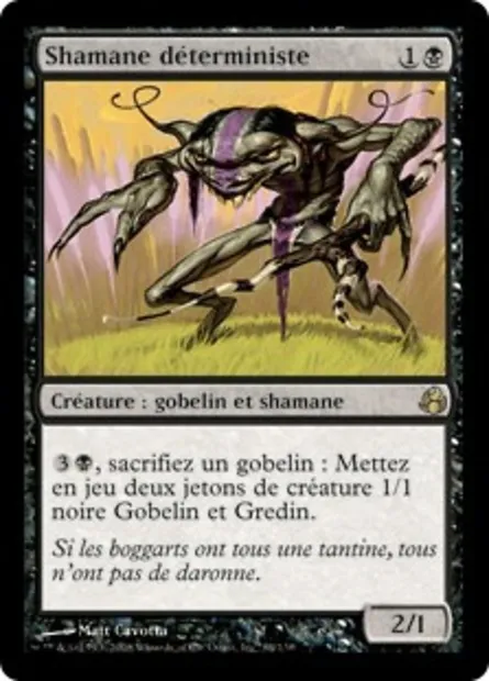 Shamane déterministe, carte Magic MOR 84 — extension Leveciel