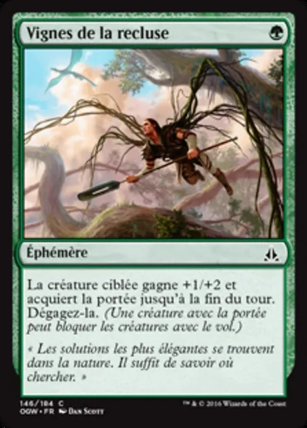 Vignes de la recluse, carte Magic OGW 146 — extension Le serment des Sentinelles
