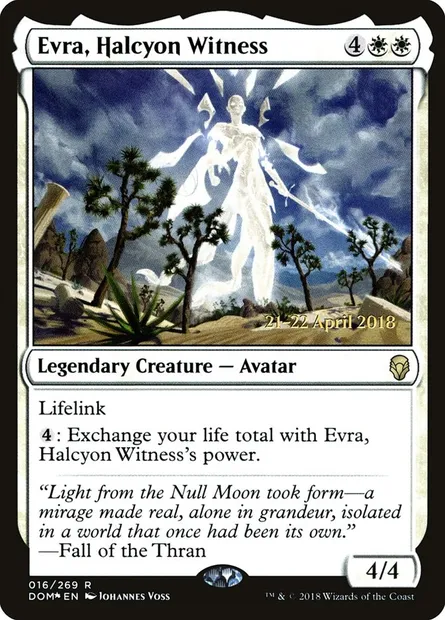 Evra, témoin d'Alcyon, carte Magic PDOM 16s — extension Dominaria Promos