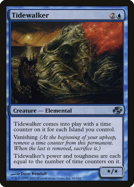 Tidewalker, Magic card PLC 49 — Planar Chaos set
