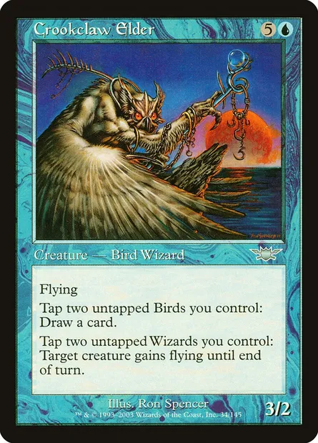 Crookclaw Elder, Magic card LGN 34 — Legions set