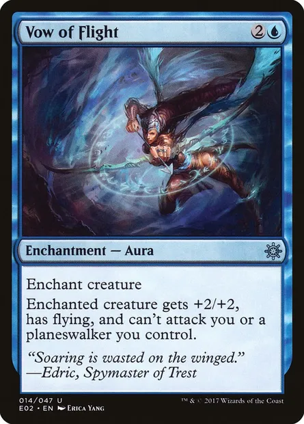 Vœu de vol, carte Magic E02 14 — extension Explorers of Ixalan
