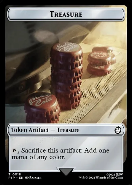 Treasure, Magic card TPIP 18 — Fallout Tokens set