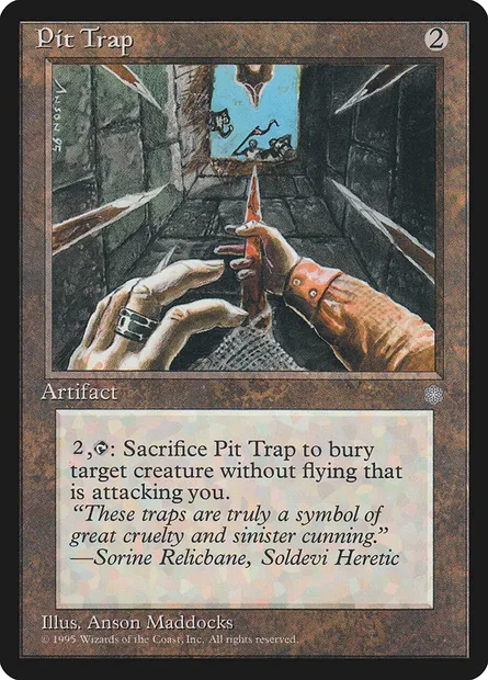 Pit Trap, Magic card ICE 333 — Ice Age set