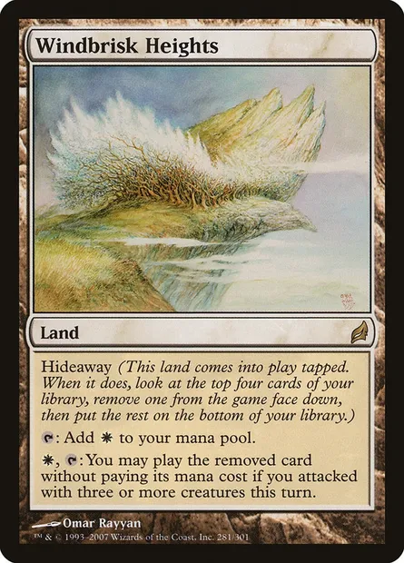 Windbrisk Heights, Magic card LRW 281 — Lorwyn set