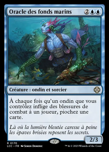 Oracle des fonds marins, carte Magic LCC 170 — extension The Lost Caverns of Ixalan Commander