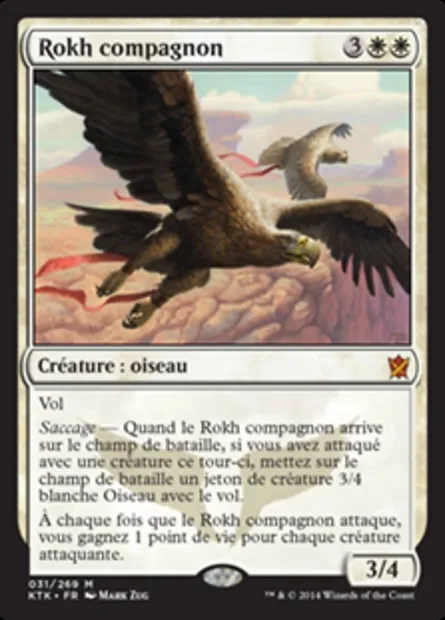Rokh compagnon, carte Magic KTK 31 — extension Les Khans de Tarkir