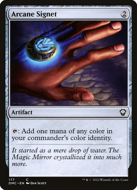 Arcane Signet, Magic card DMC 177 — Dominaria United Commander set