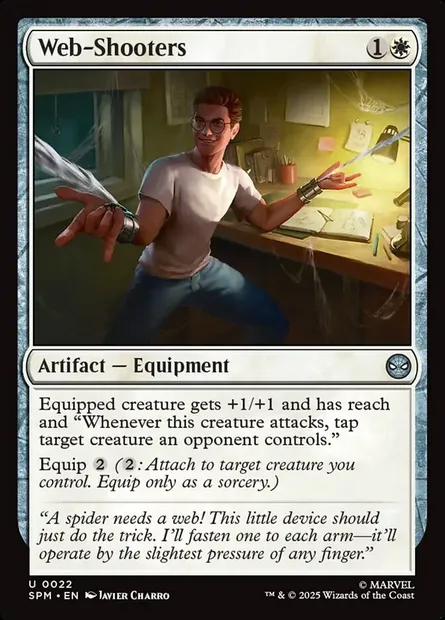 Web-Shooters, Magic card SPM 22 — Marvel's Spider-Man set