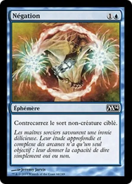 Négation, carte Magic M14 64 — extension Magic 2014